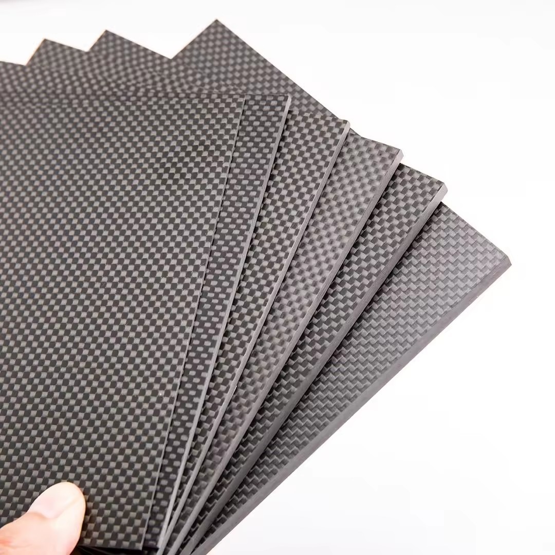 NQFIBER Factory Price Carbon Fiber Flexible Sheet Twill Glossy Matte Plates Woven Plain Sheet Felt Welding Blanket Panel